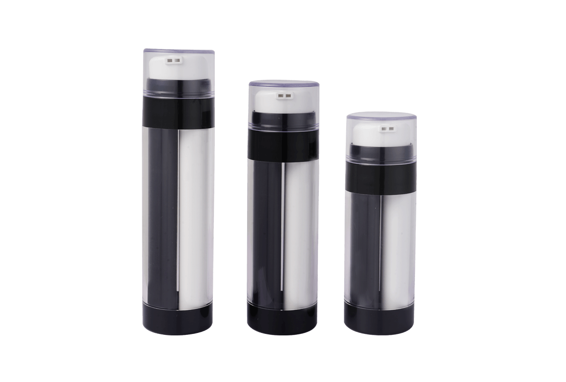 Double Tube Airless Cosmetic Bottle