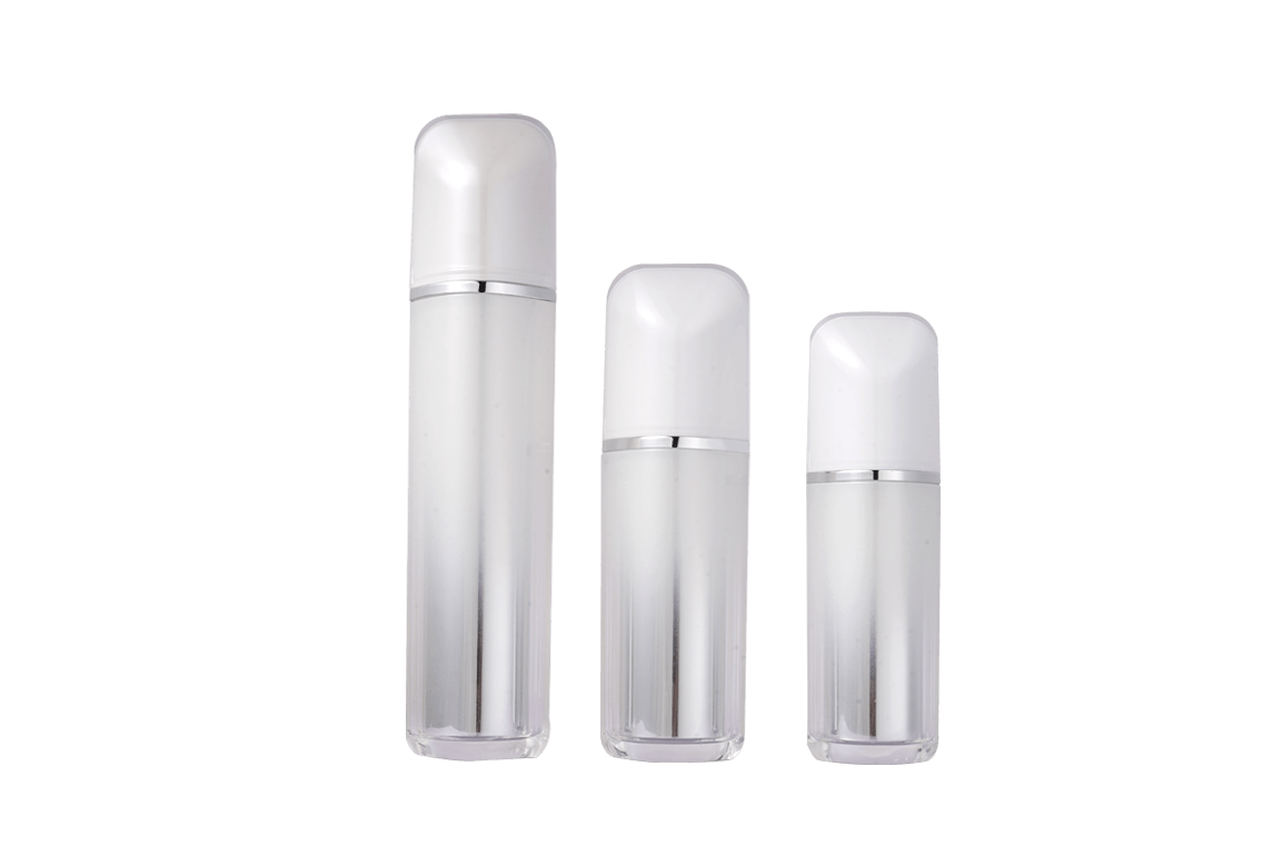Rhombic Cosmetic Acrylic Airless Bottle