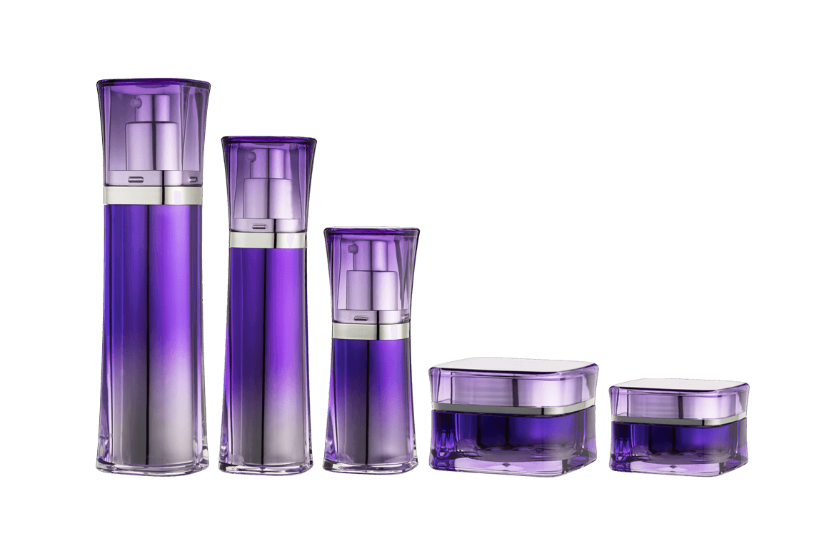 Purple Quartet Airless Lotion Bottle/Jar