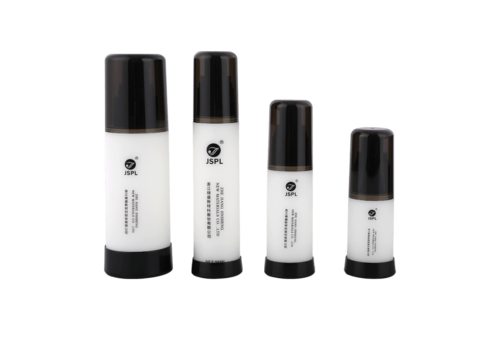 PP Cosmetic Airless Bottle With Black Bottom