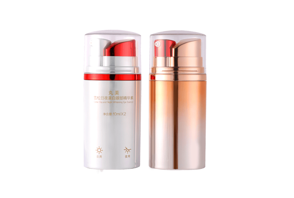Plastic Dual Chamber Airless Cosmetic Bottle
