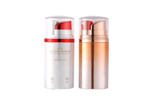 Plastic Dual Chamber Airless Cosmetic Bottle