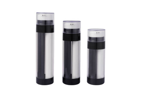 Double Tube Airless Cosmetic Bottle