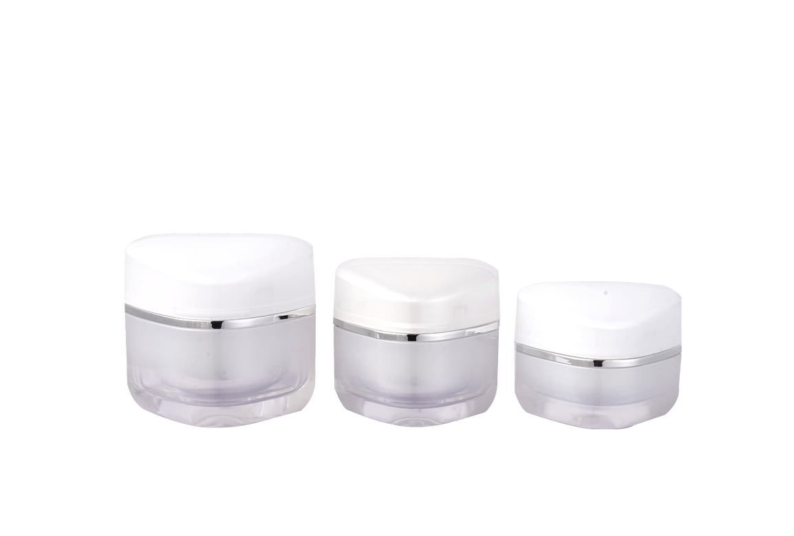 Frosted Cosmetic Acrylic Cream Jar