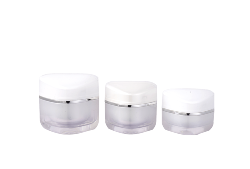 Frosted Cosmetic Acrylic Cream Jar