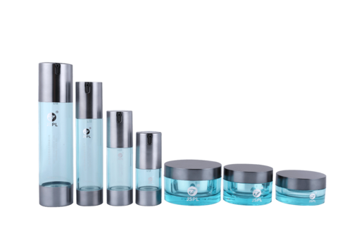Light Blue Cosmetic Bottles Series
