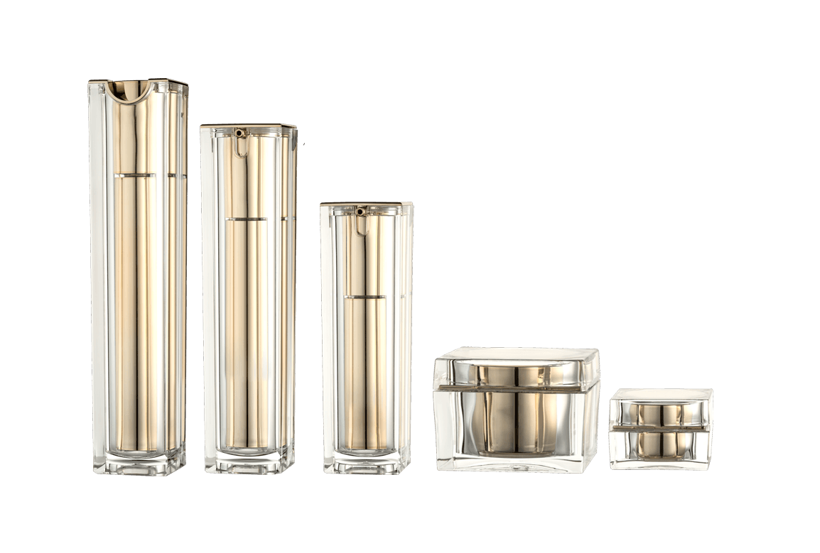 Square Airless Lotion Pump Bottle Series