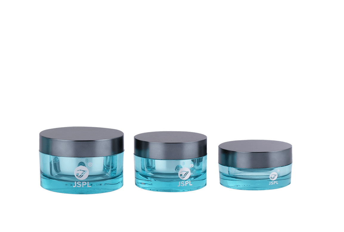 Light Blue Cosmetic Bottles Series