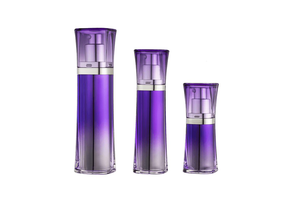 Purple Quartet Airless Lotion Bottle/Jar