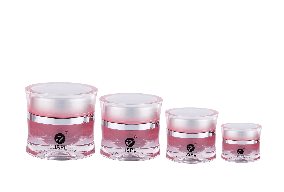 Pink Cosmetic Thin Waist Bottle Series