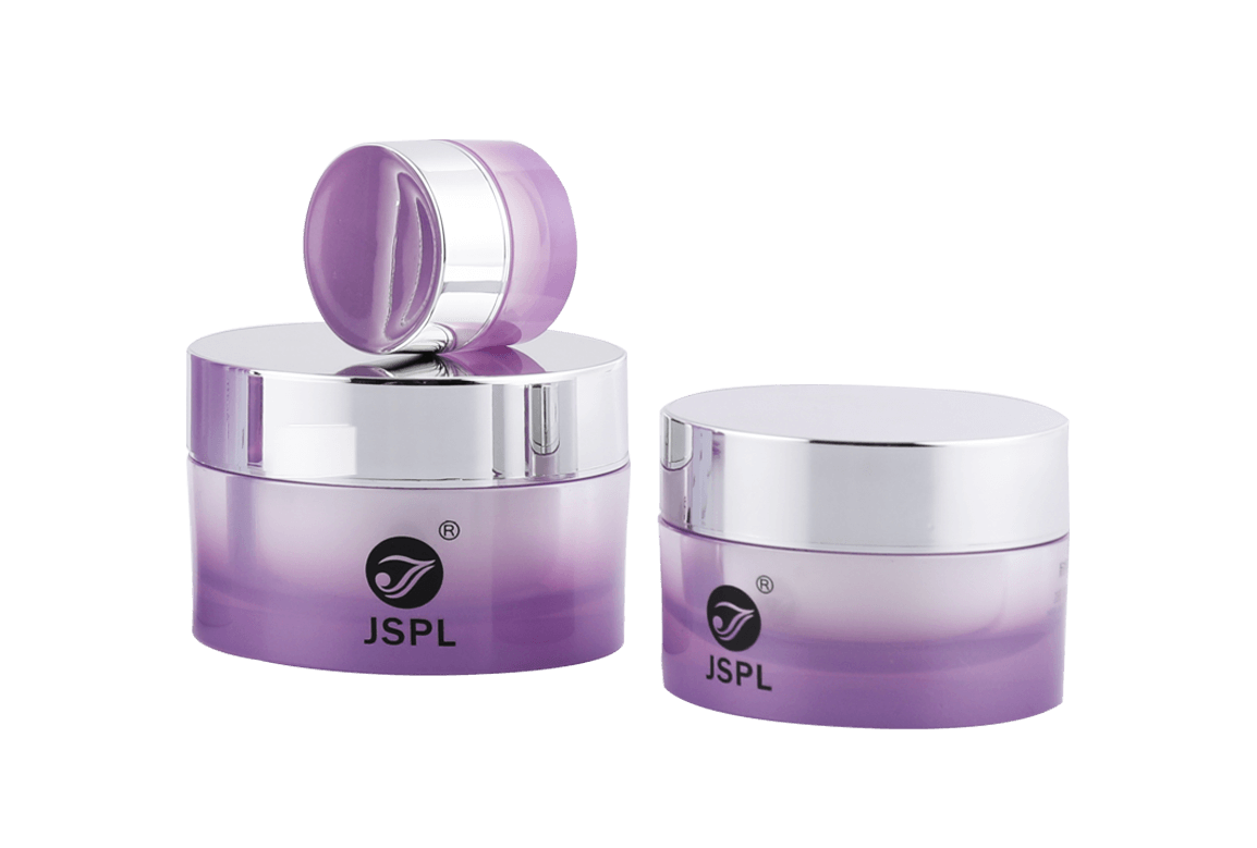Purple Uncapped Airless Pump Bottles/Jars