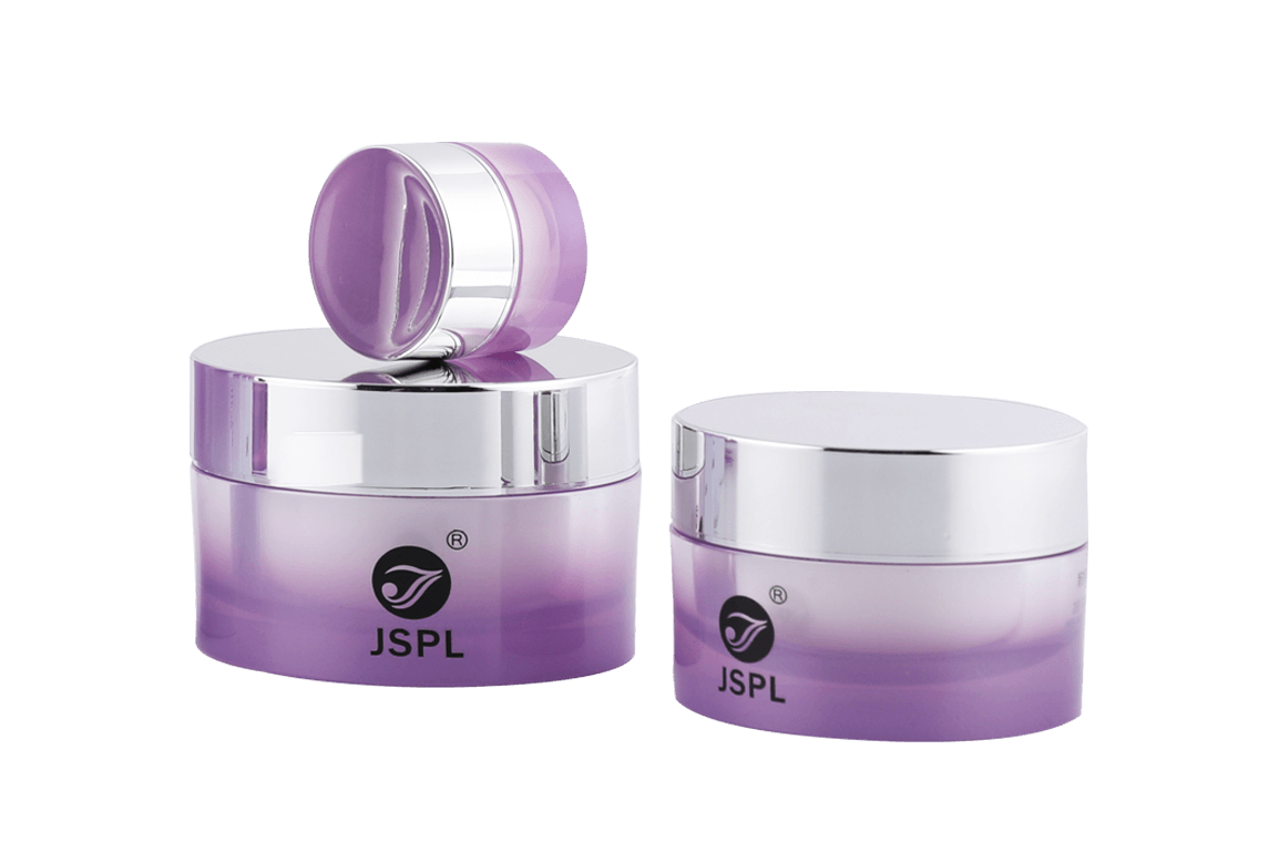 Purple Uncapped Airless Pump Bottles/Jars